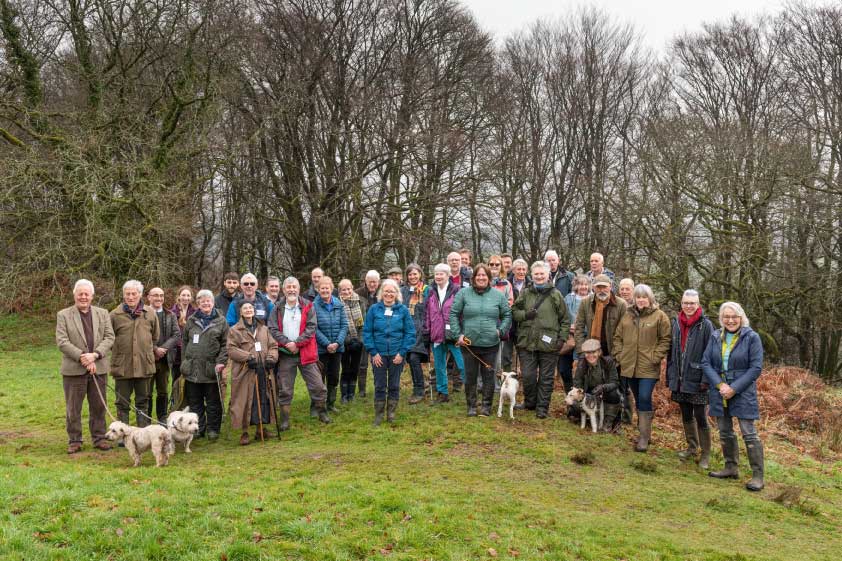 DAS and Historic England meet Hembury Fort neighbours (c) Historic England 2023