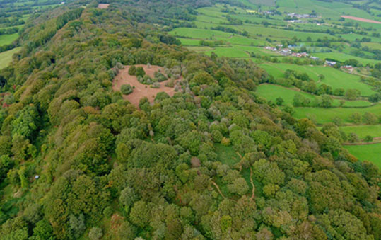 Hembury from above 2014