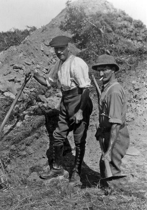 Digging on Hembury Fort