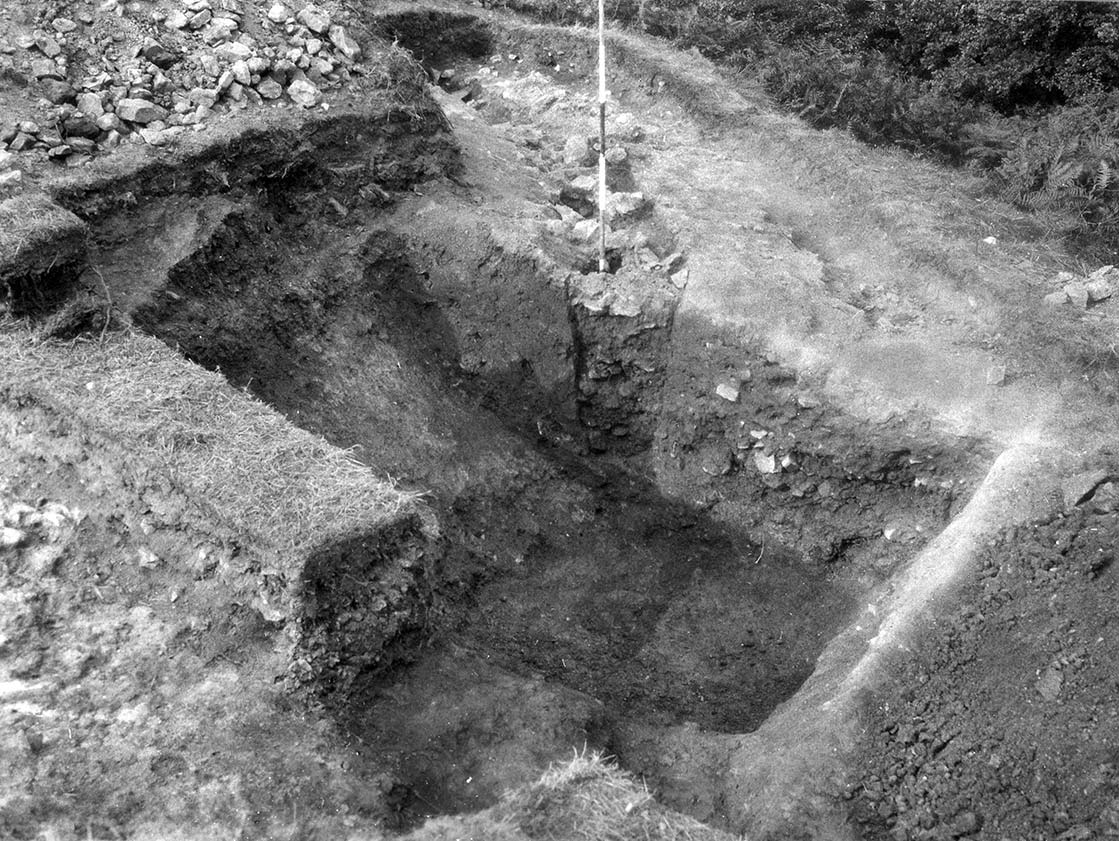 Hembury Fort 1932 CXII + III F looking south-west